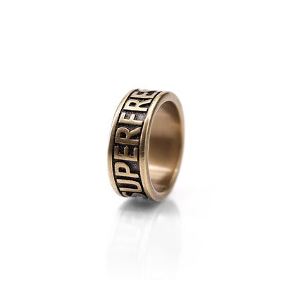 Superfresh Embossed Logo Ring