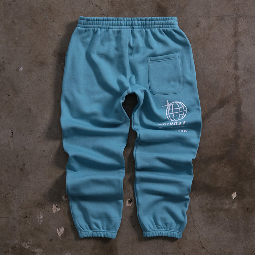 All Weather Sweatpants Baggy (Aqua Blue)