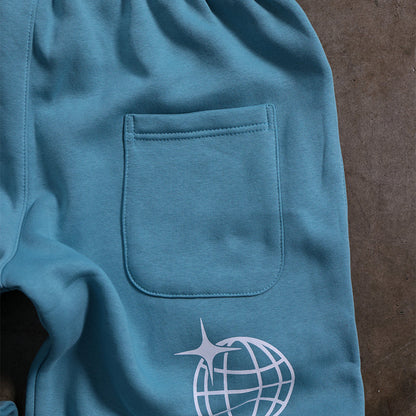 All Weather Sweatpants Baggy (Aqua Blue)