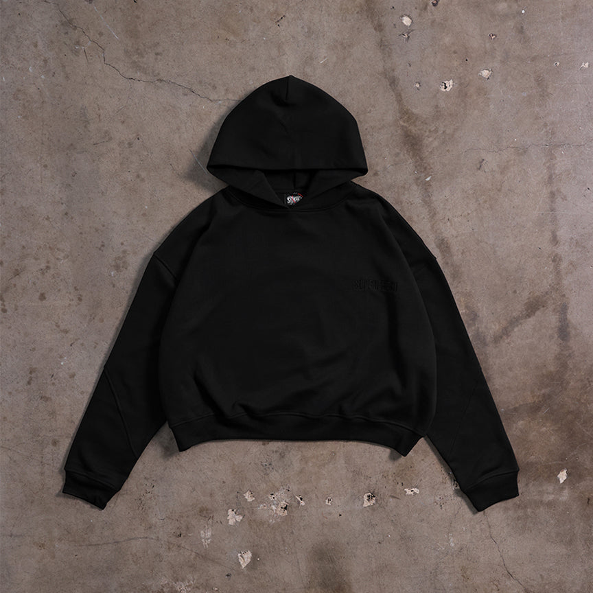 Long Sleeve Pullover Hoodies (Black)