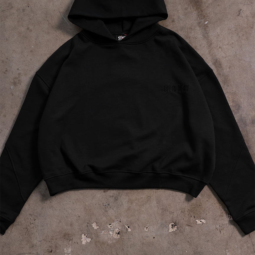 Long Sleeve Pullover Hoodies (Black)