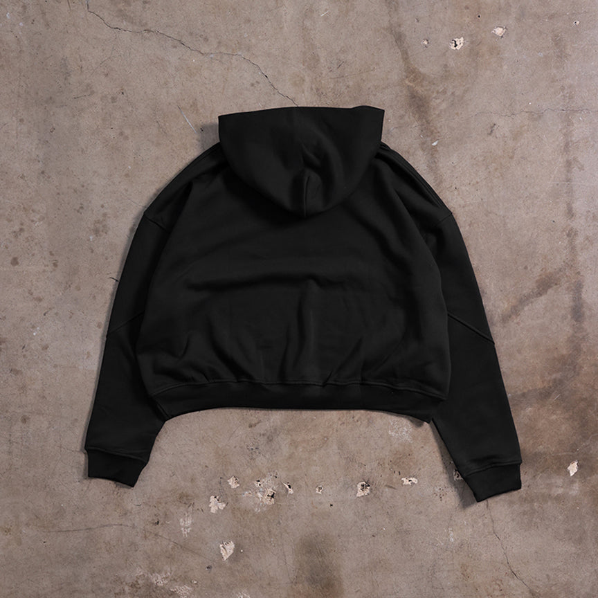 Long Sleeve Pullover Hoodies (Black)