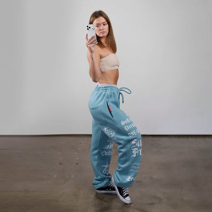 All Weather Sweatpants Baggy (Aqua Blue)