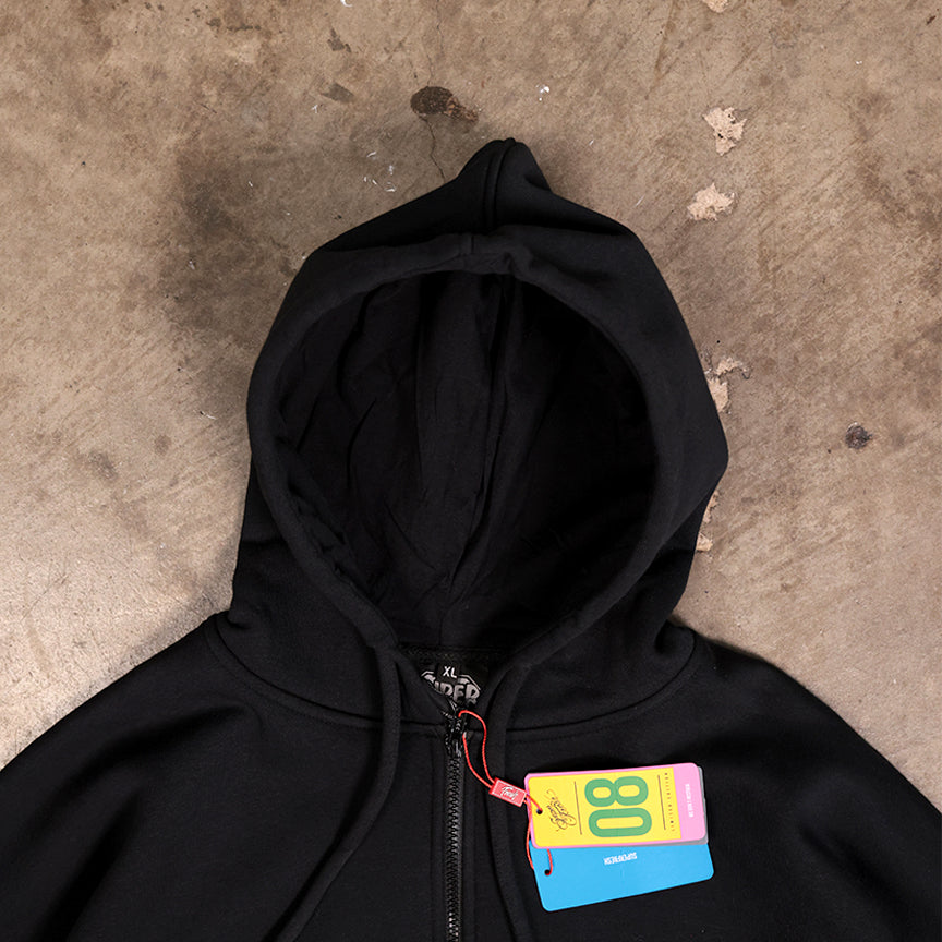 Short Sleeve Hoodies (Black)