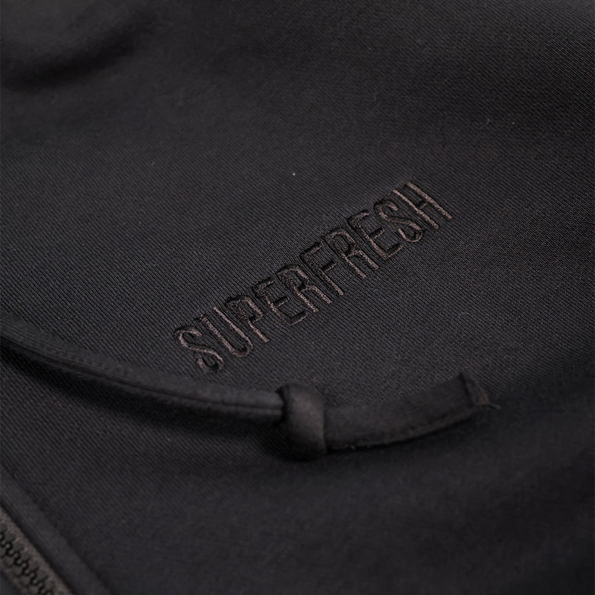 Short Sleeve Hoodies (Black)