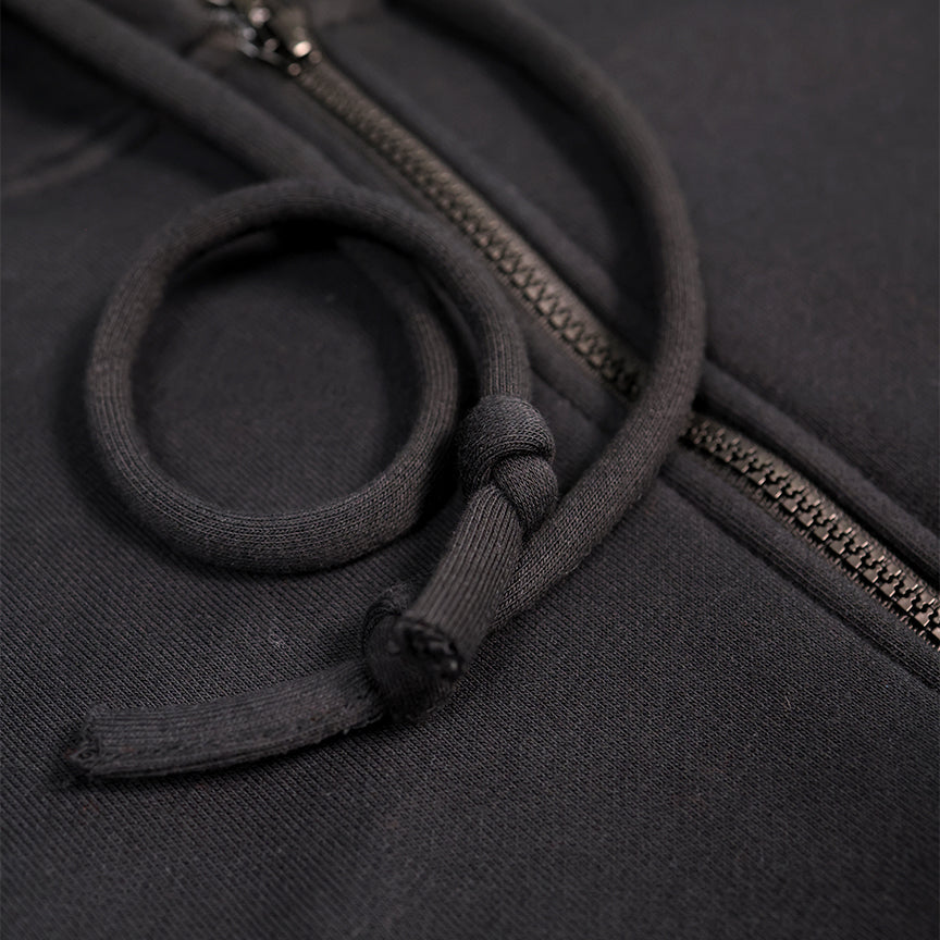 Short Sleeve Hoodies (Black)