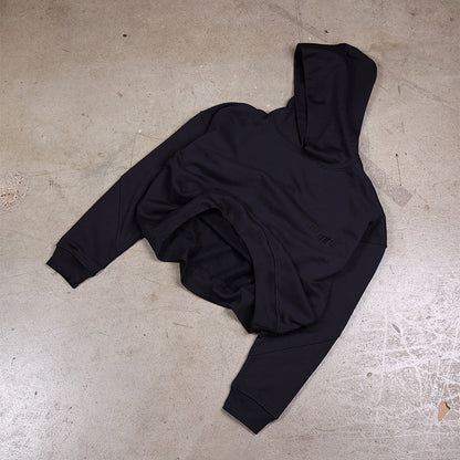 Long Sleeve Pullover Hoodies (Black)