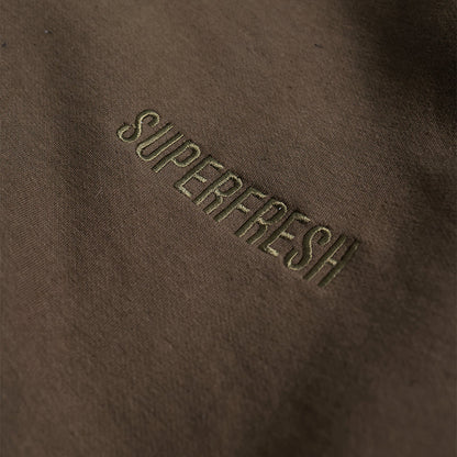 Drop Shoulder Zip Hoodie (Forest Green)