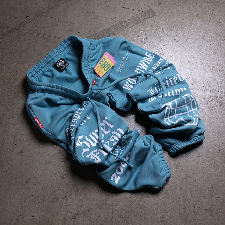 All Weather Sweatpants Baggy (Aqua Blue)